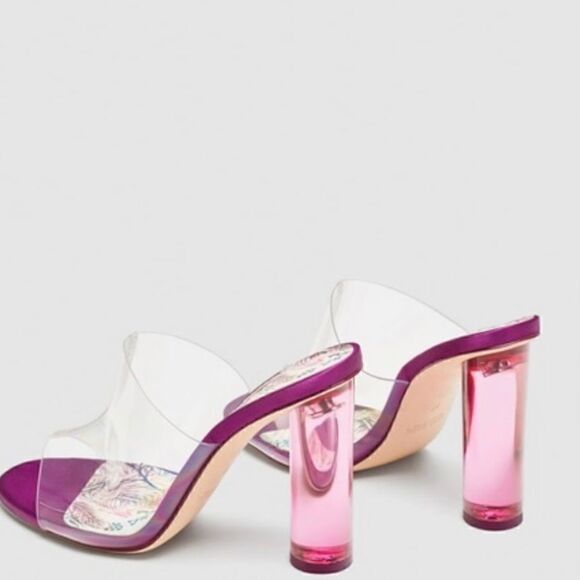 Zara Vinyl Mules, SZ 41/US 10 - Picture 2 of 9